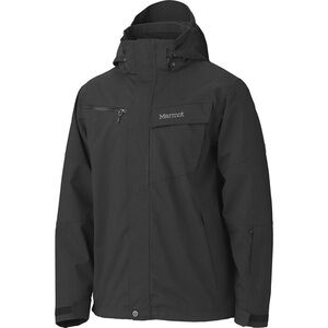 Marmot Black Great Scott Hooded Jacket - Men's Size: Large